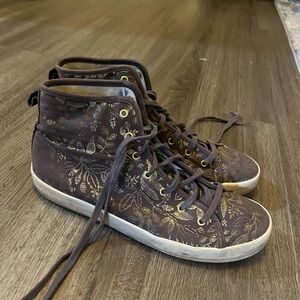 Keds Rifle Paper Co Floral High Tops Size 7.5